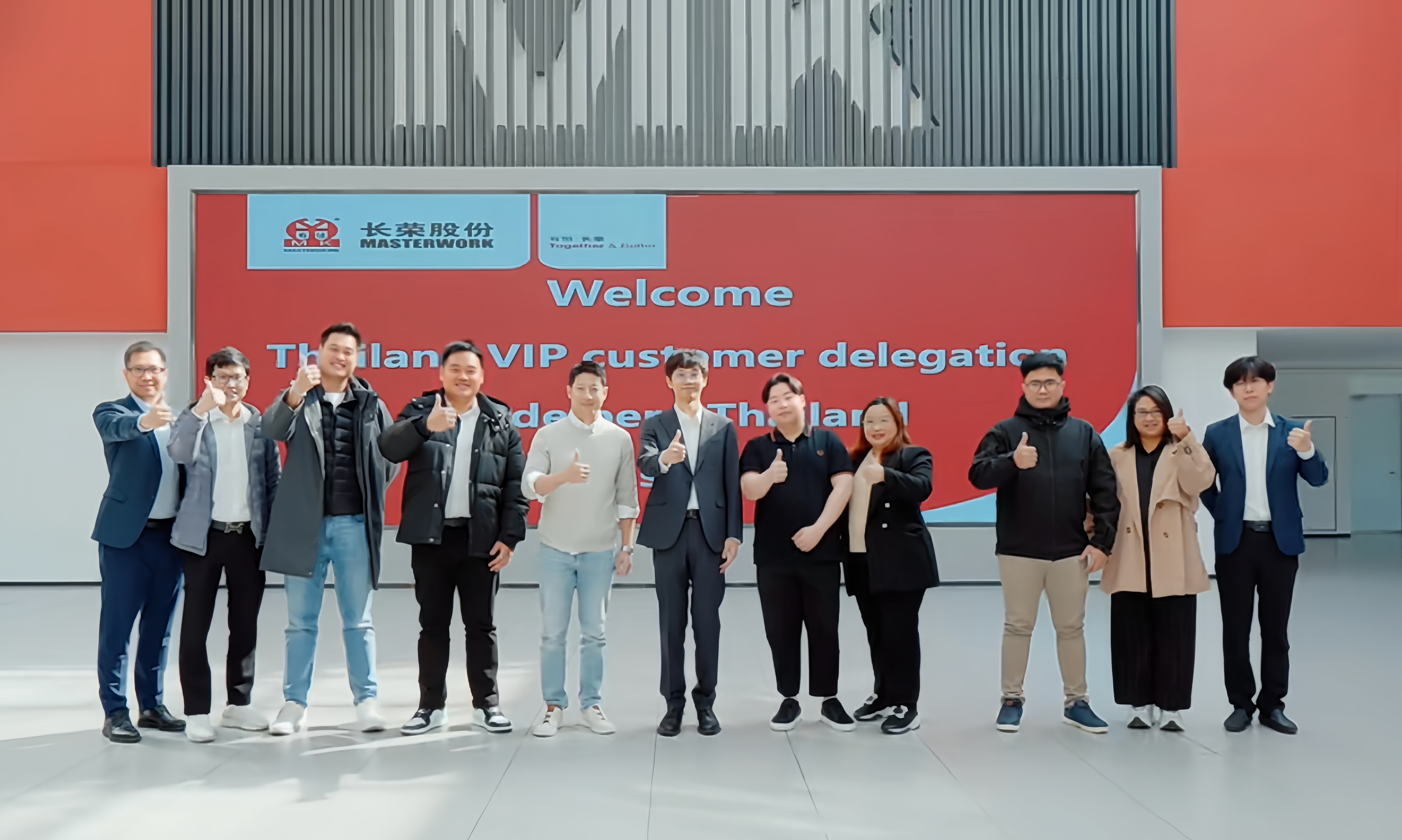 海德堡泰國(guó)客戶團(tuán)打卡長(zhǎng)榮集團(tuán)，擴(kuò)大“國(guó)際朋友圈”