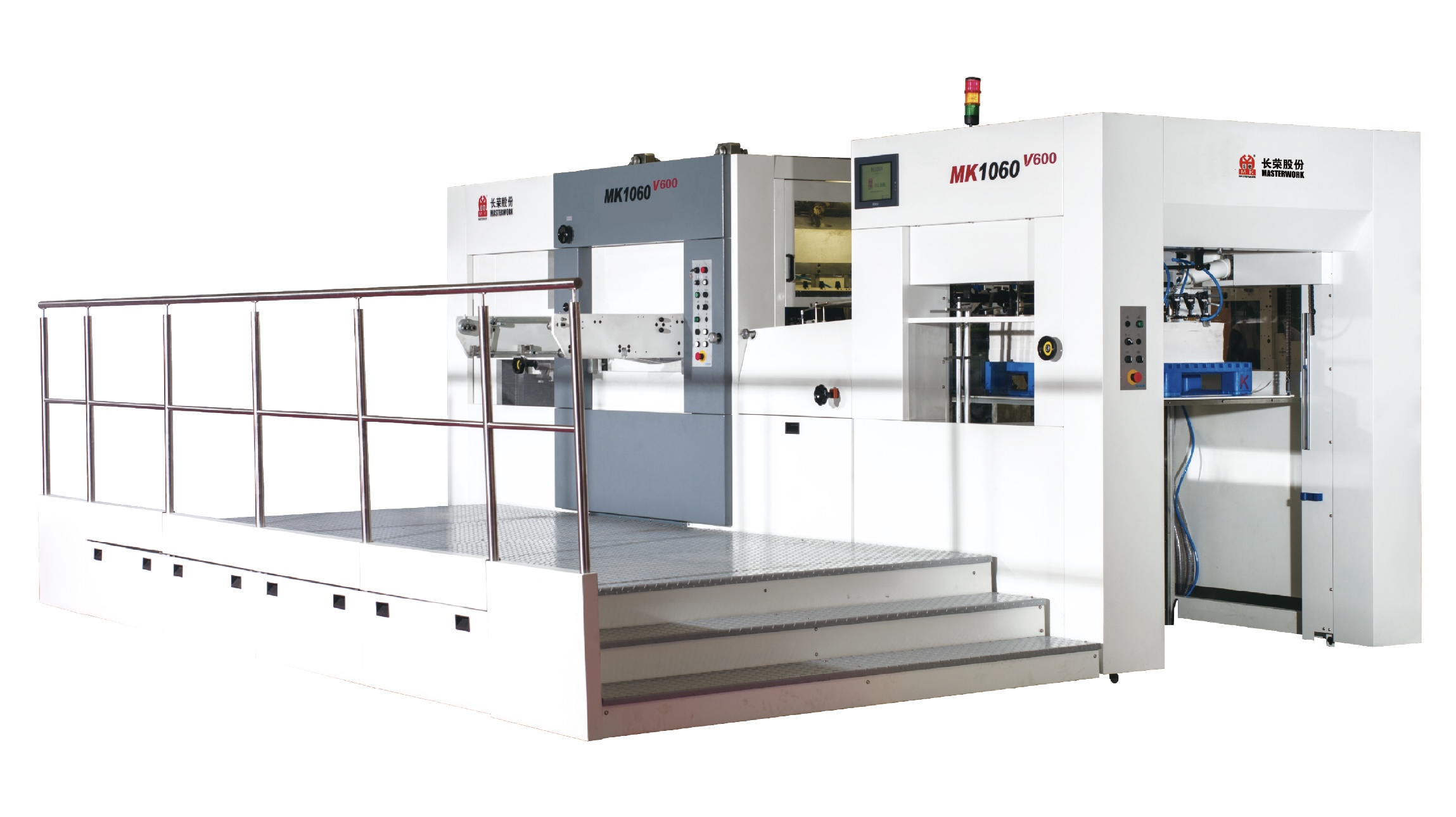 有智 · MK1060V600深壓紋模切機/清廢模切機